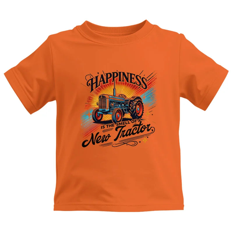 Happiness Is The Smell Of A New Tractor - Kids Heavy Cotton™ Tee