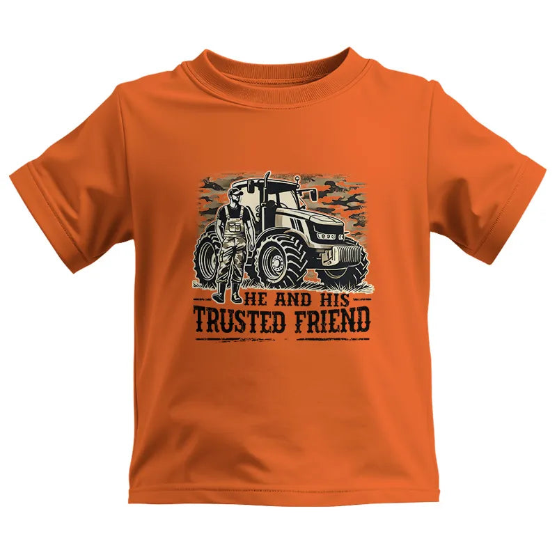 He and His Trusted Friend - Kids Heavy Cotton™ Tee