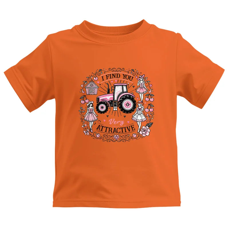 I Find You Very Attractive Pink Cherry - Kids Heavy Cotton™ Tee