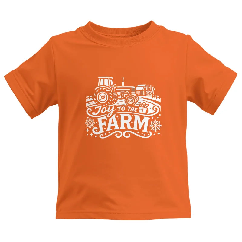 Joy To The Farm 1 - Kids Heavy Cotton™ Tee