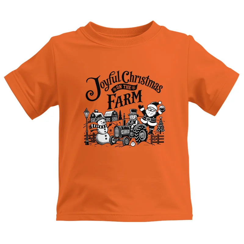 Joyful Christmas On The Farm 1 - Kids Heavy Cotton™ Tee