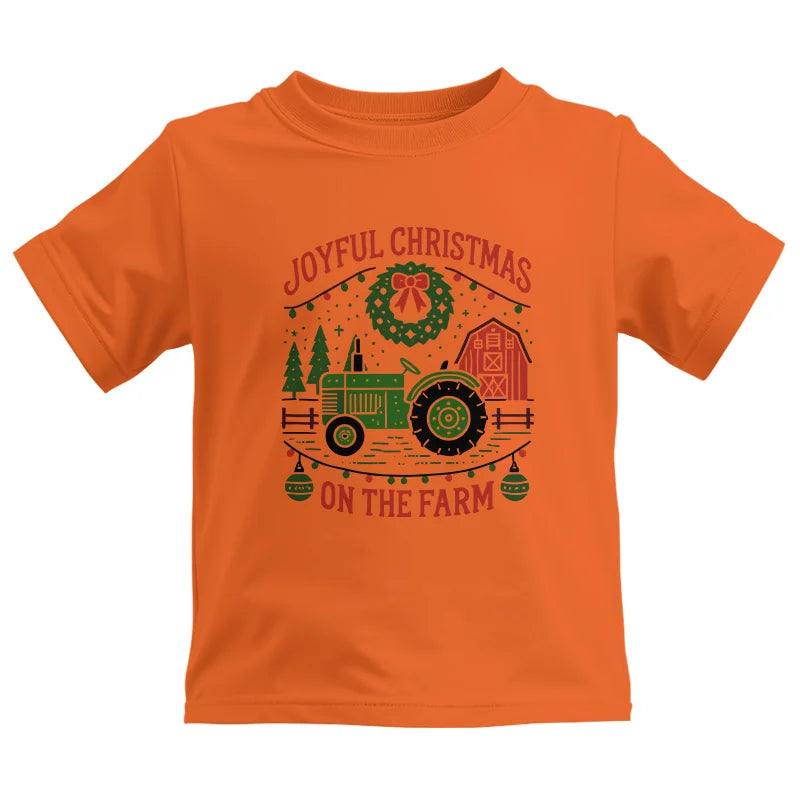 Joyful Christmas On The Farm 3 - Kids Heavy Cotton™ Tee