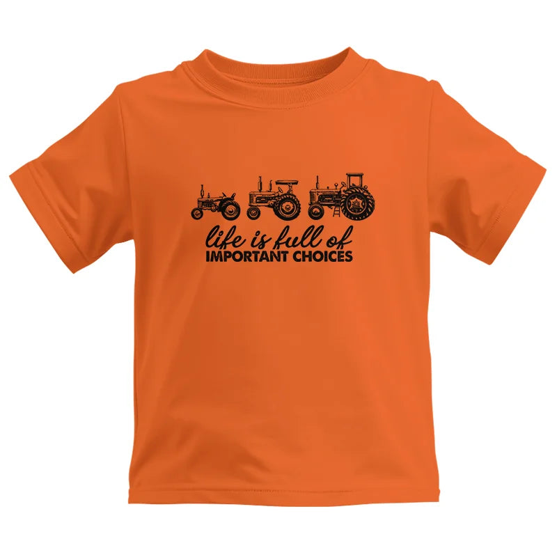 Life Is Full Of Important Choices 10 - Kids Heavy Cotton™ Tee