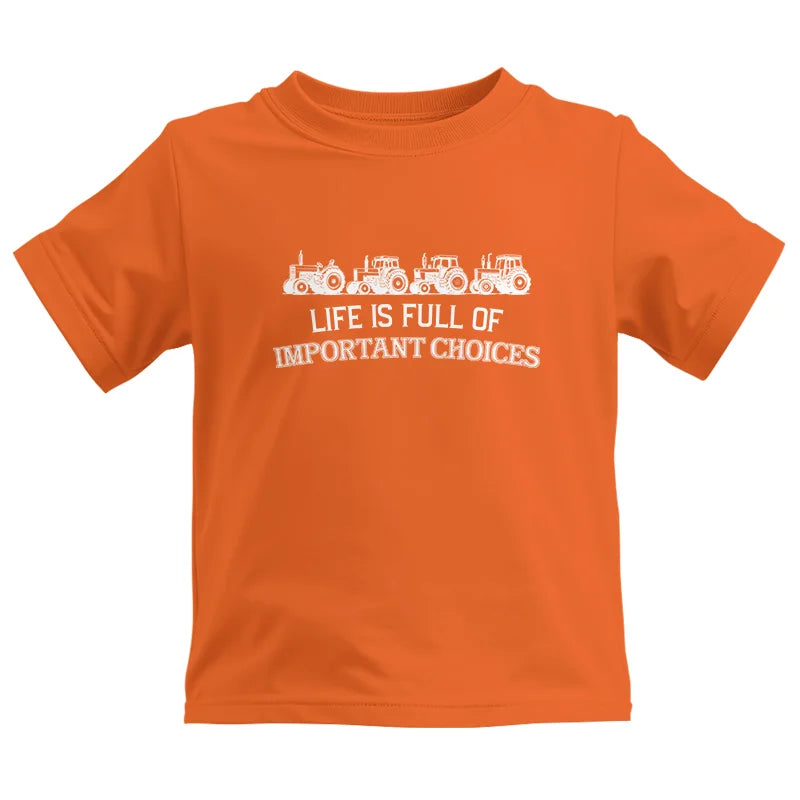 Image of Life Is Full Of Important Choices 11 - Kids Heavy Cotton™ Tee