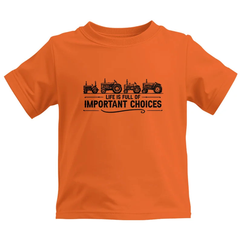 Image of Life Is Full Of Important Choices 12 - Kids Heavy Cotton™ Tee