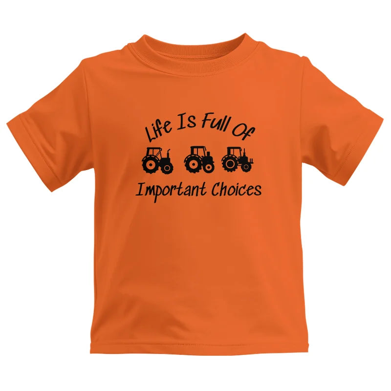 Image of Life Is Full Of Important Choices 15 - Kids Heavy Cotton™ Tee