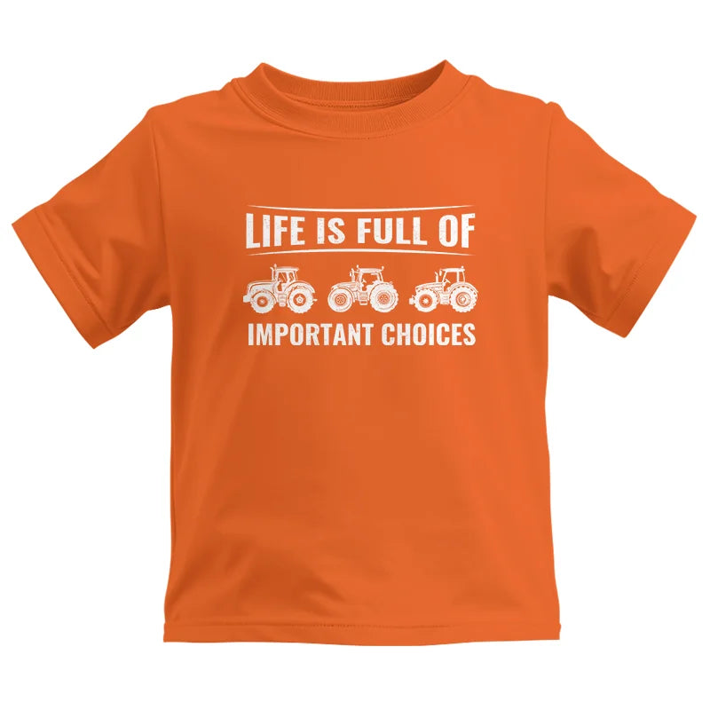 Life Is Full Of Important Choices 16 - Kids Heavy Cotton™ Tee