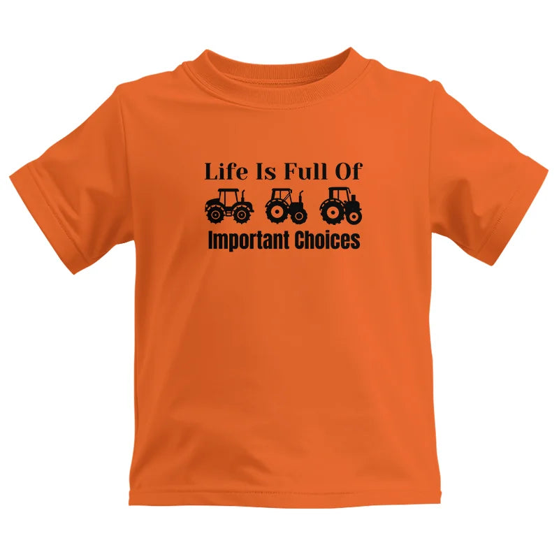 Image of Life Is Full Of Important Choices 22 - Kids Heavy Cotton™ Tee