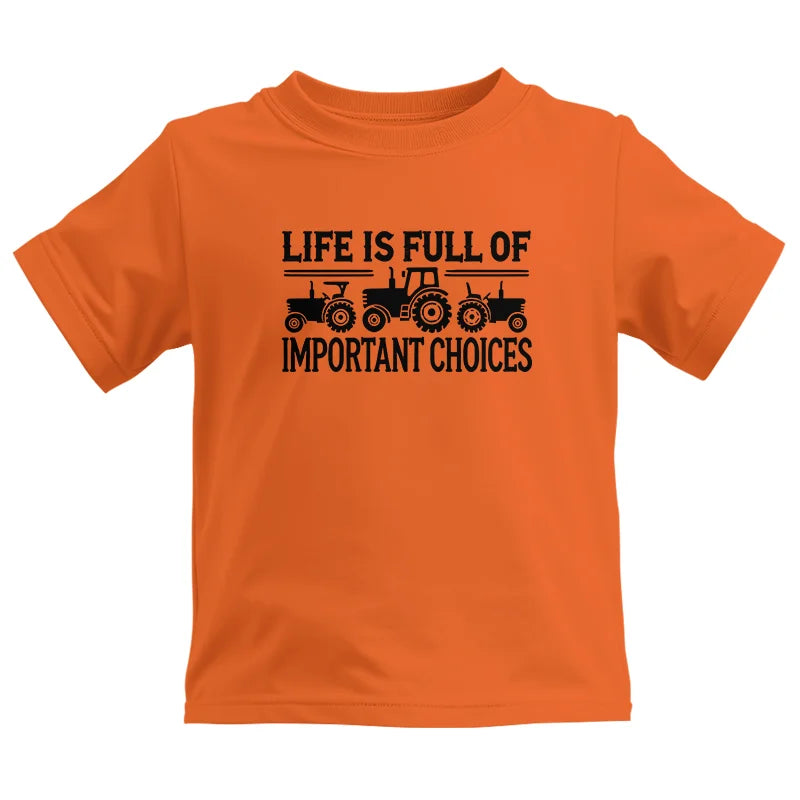 Life Is Full Of Important Choices 24 - Kids Heavy Cotton™ Tee