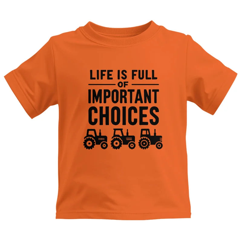 Image of Life Is Full Of Important Choices 27 - Kids Heavy Cotton™ Tee