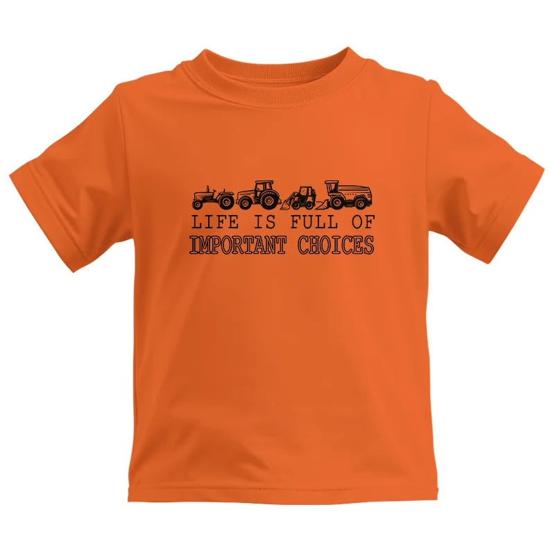 Image of Life Is Full Of Important Choices 28 - Kids Heavy Cotton™ Tee