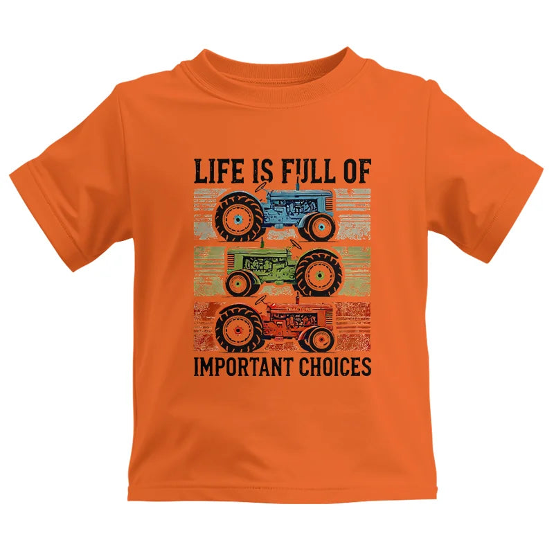 Image of Life Is Full Of Important Choices 3 - Kids Heavy Cotton™ Tee