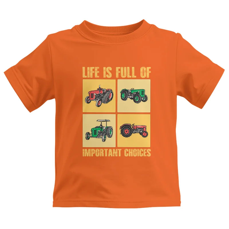 Life Is Full Of Important Choices 38 - Kids Heavy Cotton™ Tee