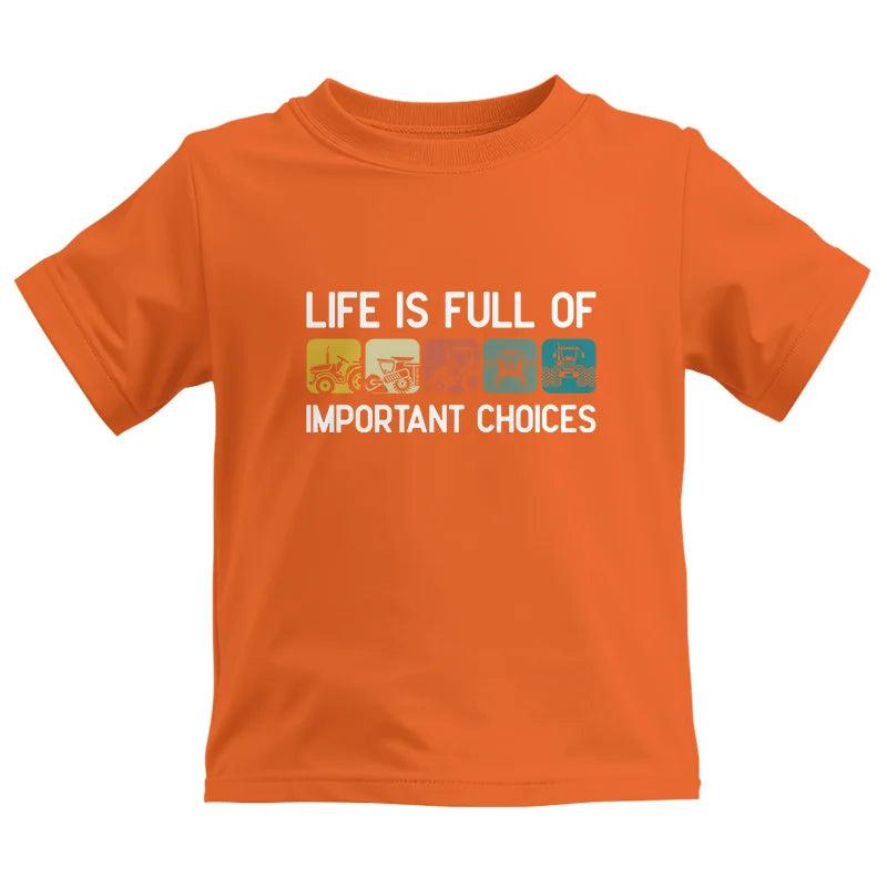 Image of Life Is Full Of Important Choices 40 - Kids Heavy Cotton™ Tee