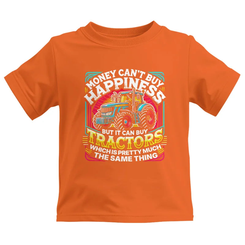 Money Can't Buy Happiness Can Buy Tractors - Kids Heavy Cotton™ Tee