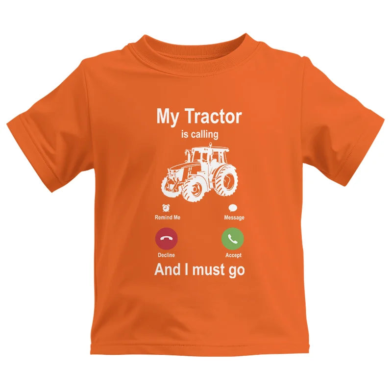 Image of My Tractor Is Calling - Kids Heavy Cotton™ Tee