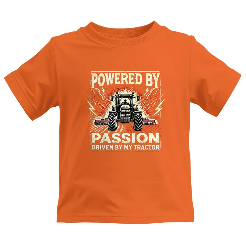 Powered By Passion Driven By My Tractor 4 - Kids Heavy Cotton™ Tee