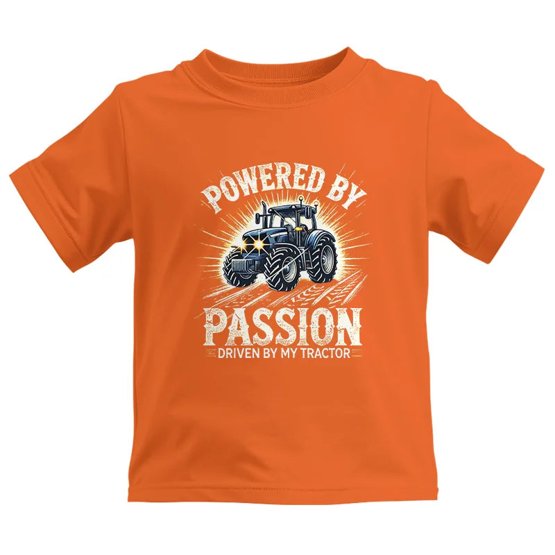 Powered By Passion Driven By My Tractor - Kids Heavy Cotton™ Tee