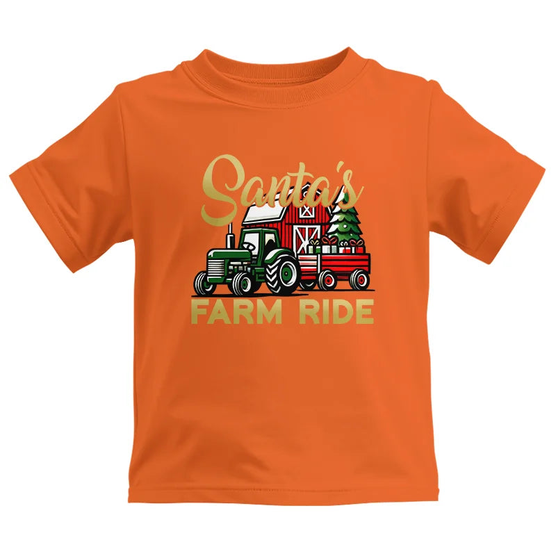 Image of Santa's Farm Ride 2 - Kids Heavy Cotton™ Tee