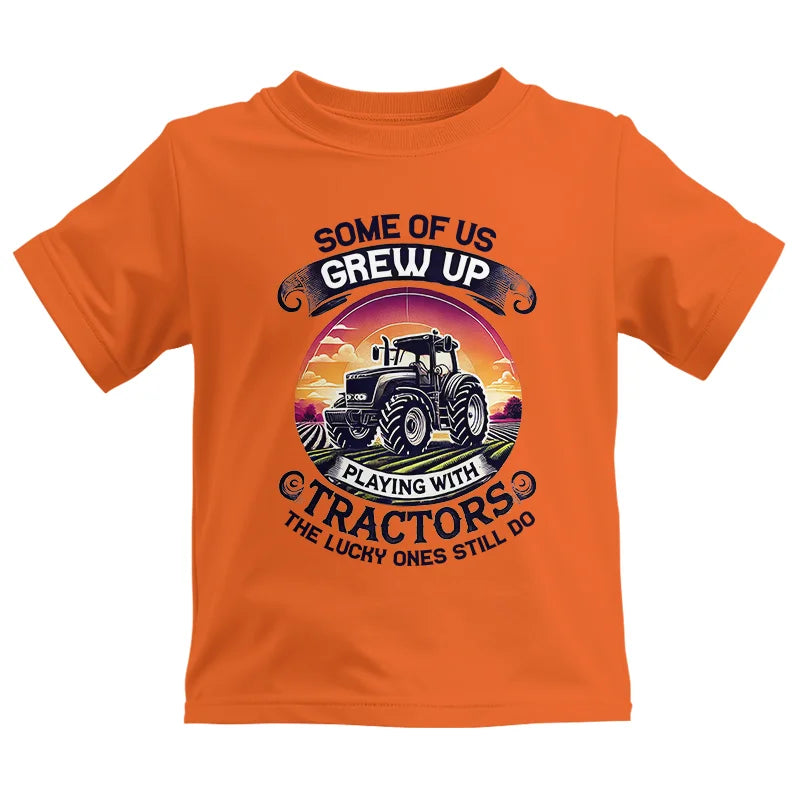 Some Of Us Grew Up Playing With Tractors 4 - Kids Heavy Cotton™ Tee