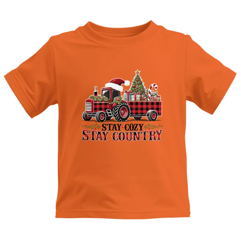 Image of Stay Cozy Stay Country - Kids Heavy Cotton™ Tee