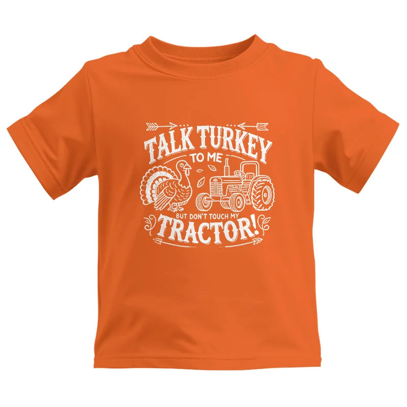 Talk Turkey to Me But Don’t Touch My Tractor 2 - Kids Heavy Cotton™ Tee