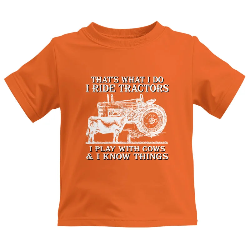 That's What I Do I Ride Tractors - Kids Heavy Cotton™ Tee