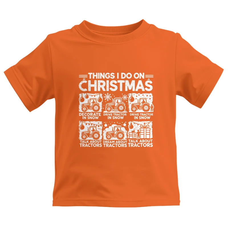 Things I Do On Christmas - Kids Heavy Cotton™ Tee