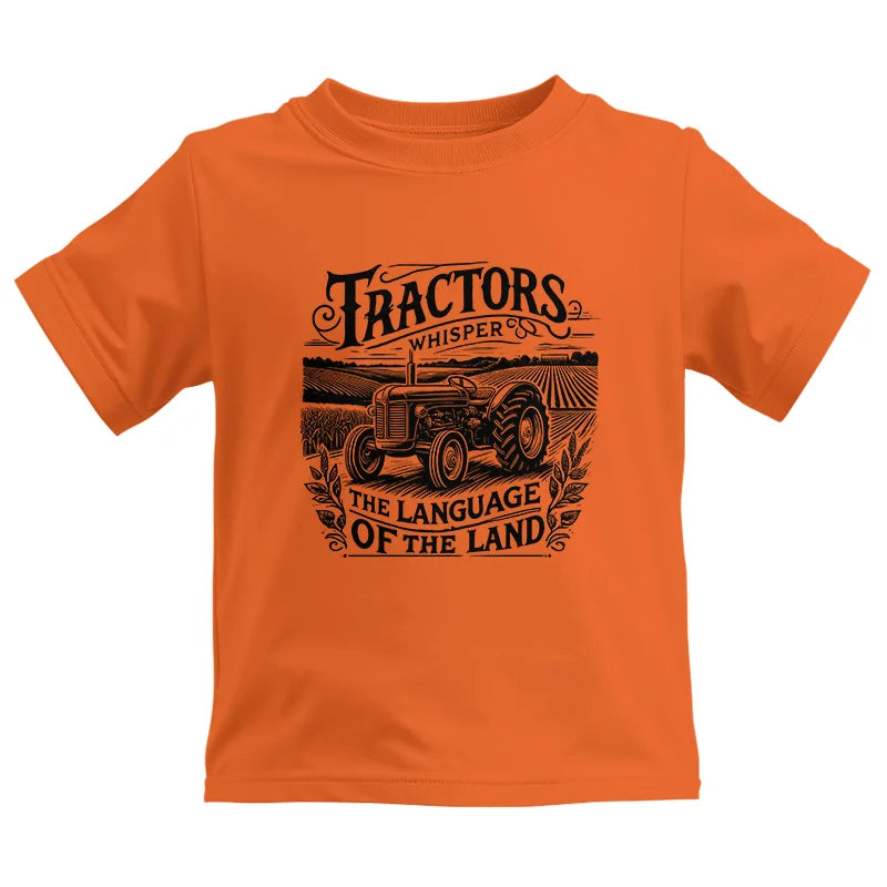 Tractors Whisper The Language Of The Land 1 - Kids Heavy Cotton™ Tee