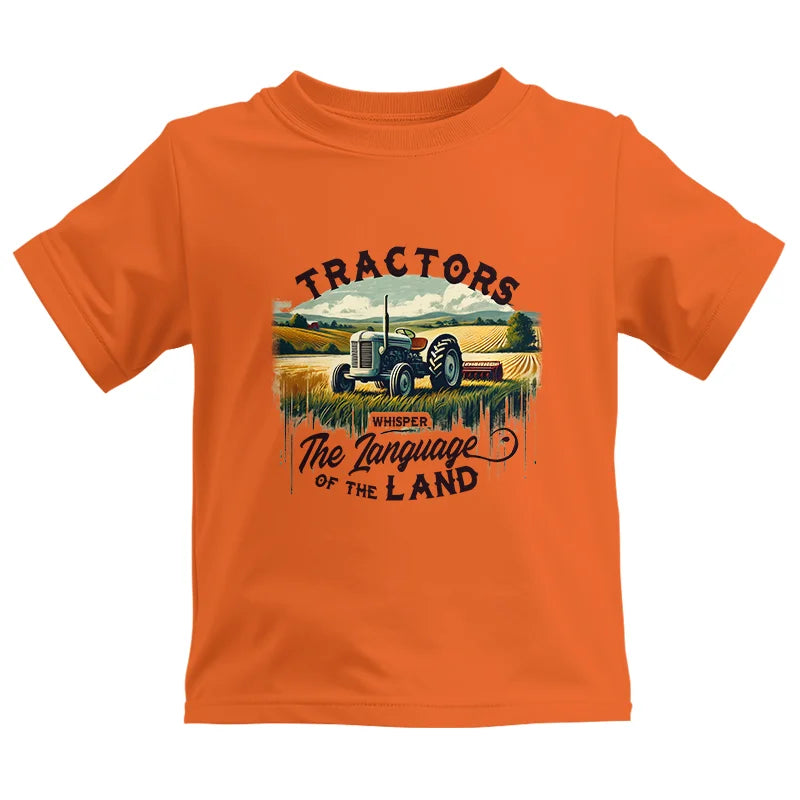 Tractors Whisper The Language Of The Land 2 - Kids Heavy Cotton™ Tee