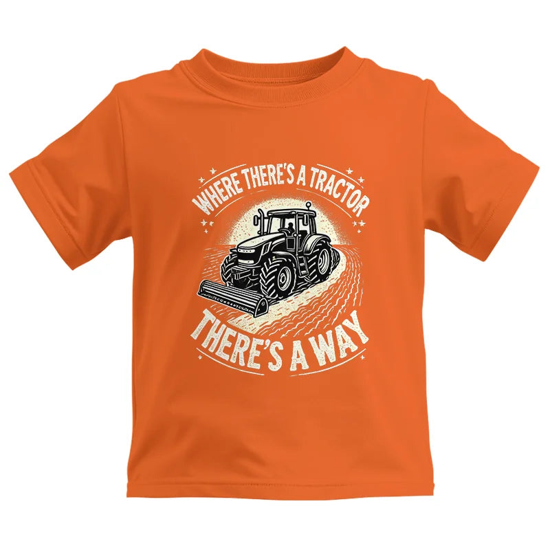 Where There's A Tractor There's A Way 1 - Kids Heavy Cotton™ Tee