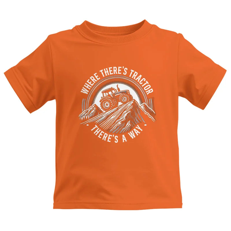 Image of Where There's A Tractor There's A Way 4 - Kids Heavy Cotton™ Tee