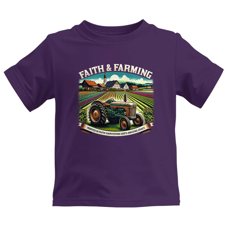 Image of Faith And Farming 4 - Kids Heavy Cotton™ Tee