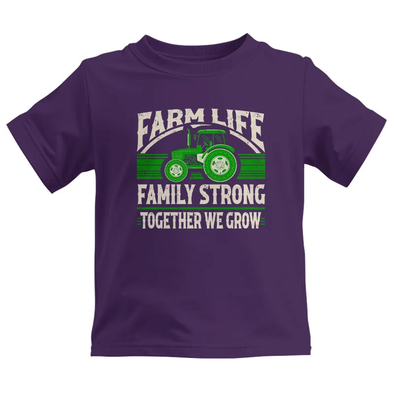 Farm life Family Strong_Together We grow - Kids Heavy Cotton™ Tee