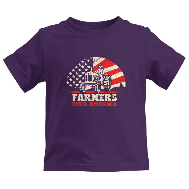 Farmers Feed America Support Farmers - Kids Heavy Cotton™ Tee