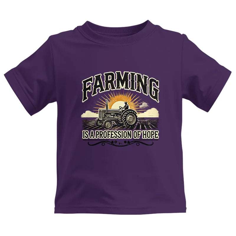 Farming Is A Profession Of Hope 1 - Kids Heavy Cotton™ Tee