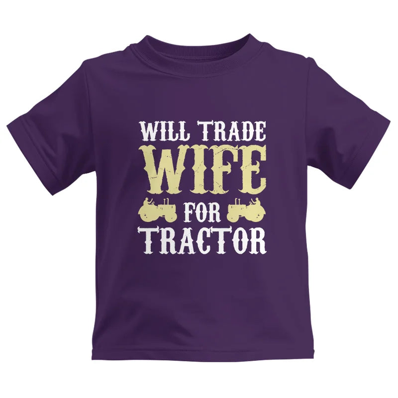 Funny Will Trade Wife For Tractor - Kids Heavy Cotton™ Tee