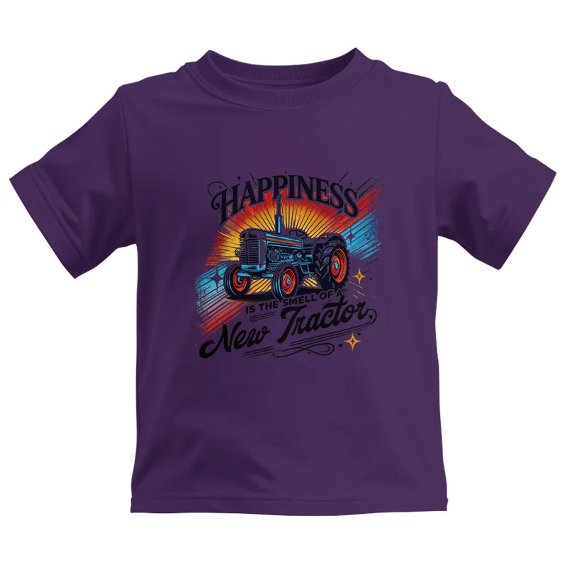 Happiness Is The Smell Of A New Tractor - Kids Heavy Cotton™ Tee