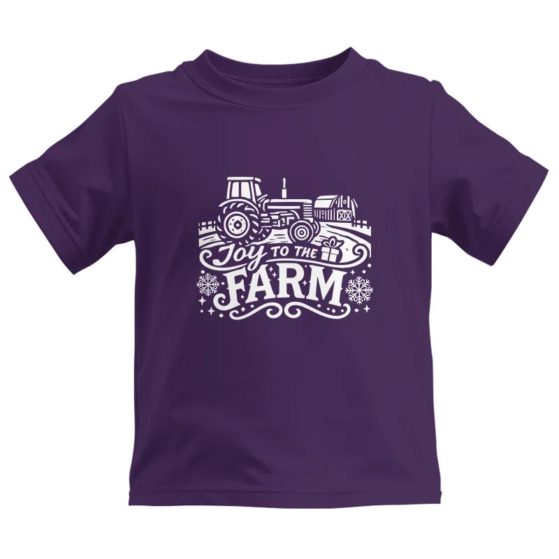 Joy To The Farm 1 - Kids Heavy Cotton™ Tee