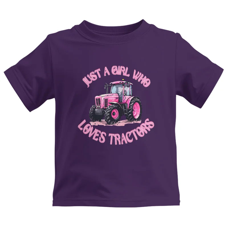 Image of Just A Girl Who Loves Tractors 1 - Kids Heavy Cotton™ Tee