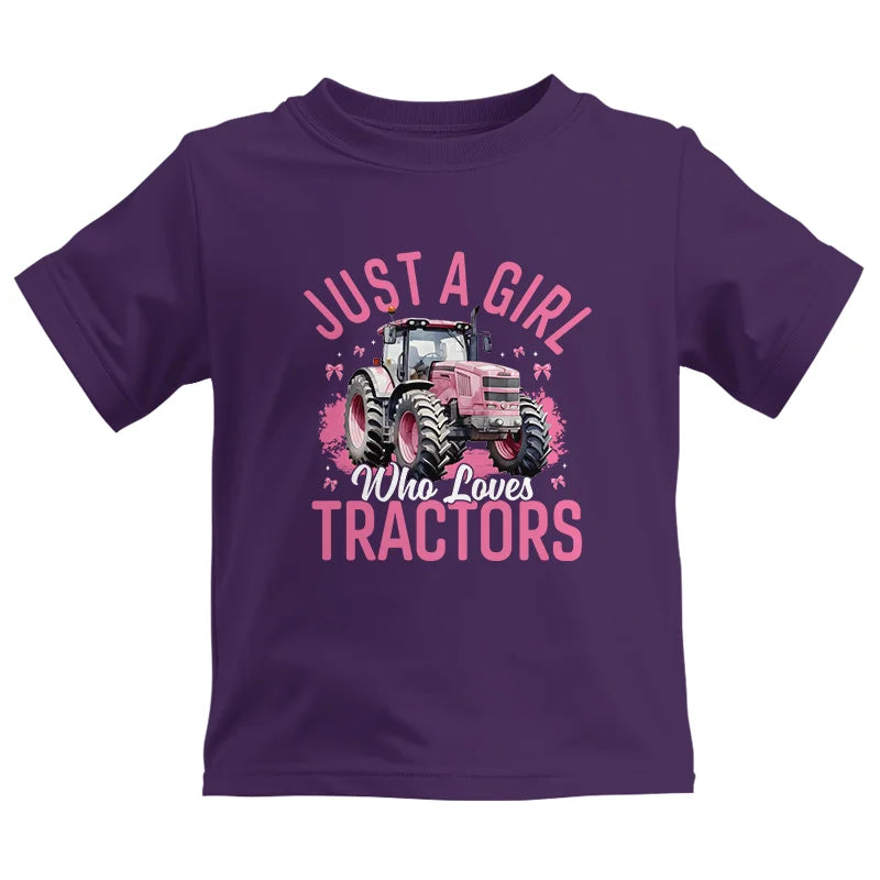 Just A Girl Who Loves Tractors 2 - Kids Heavy Cotton™ Tee