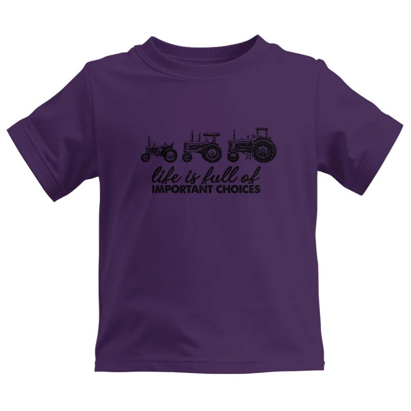 Life Is Full Of Important Choices 10 - Kids Heavy Cotton™ Tee