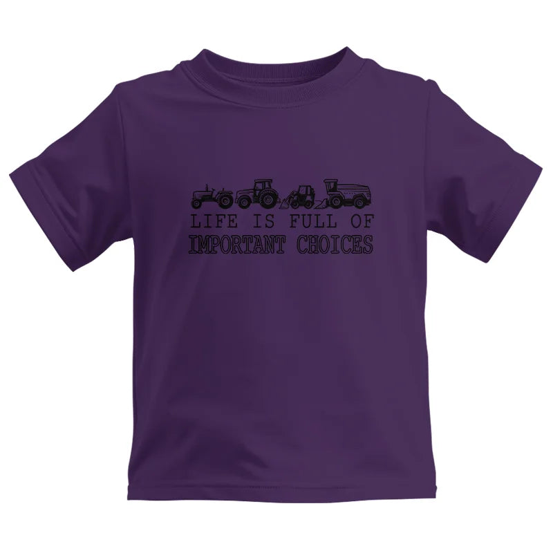 Image of Life Is Full Of Important Choices 14 - Kids Heavy Cotton™ Tee