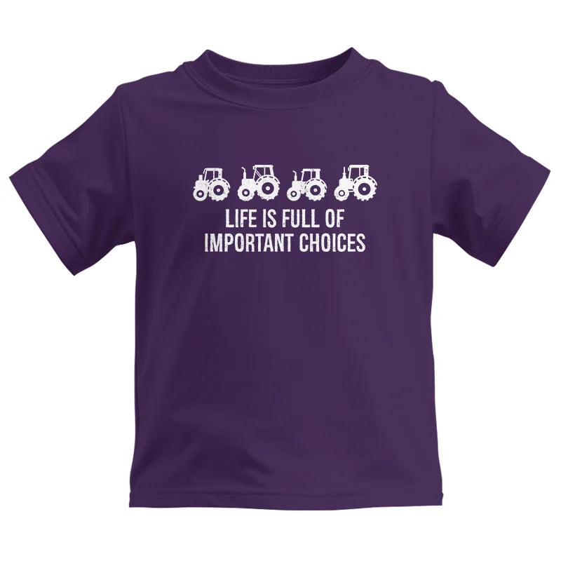 Life Is Full Of Important Choices 18 - Kids Heavy Cotton™ Tee