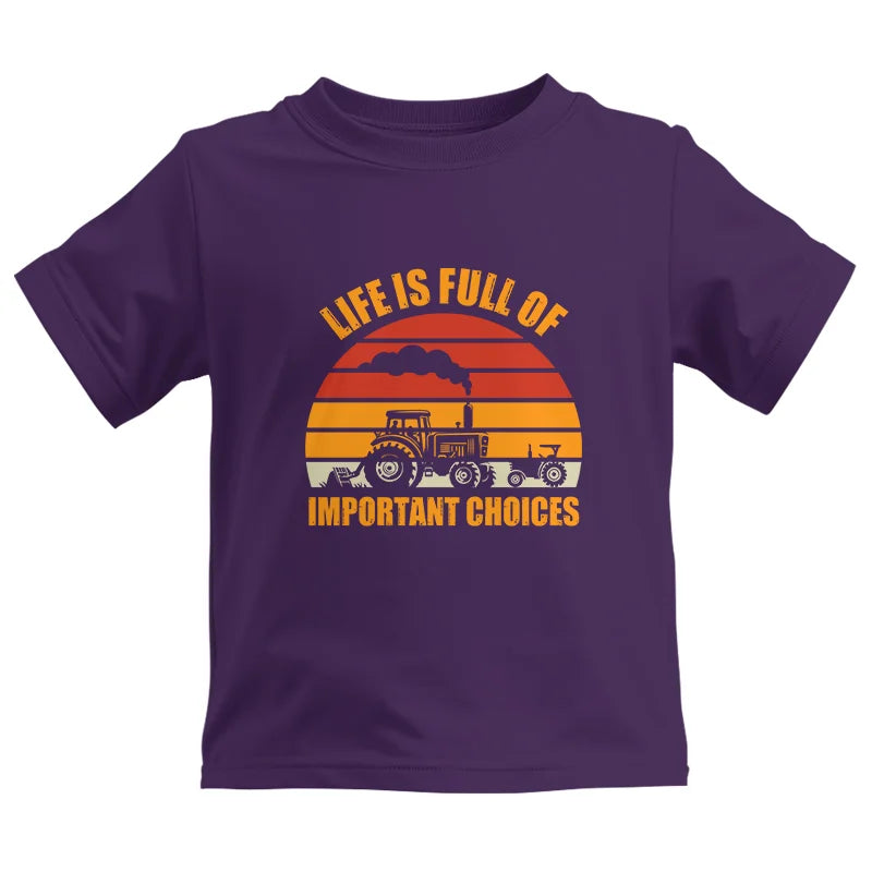 Image of Life Is Full Of Important Choices 32 - Kids Heavy Cotton™ Tee