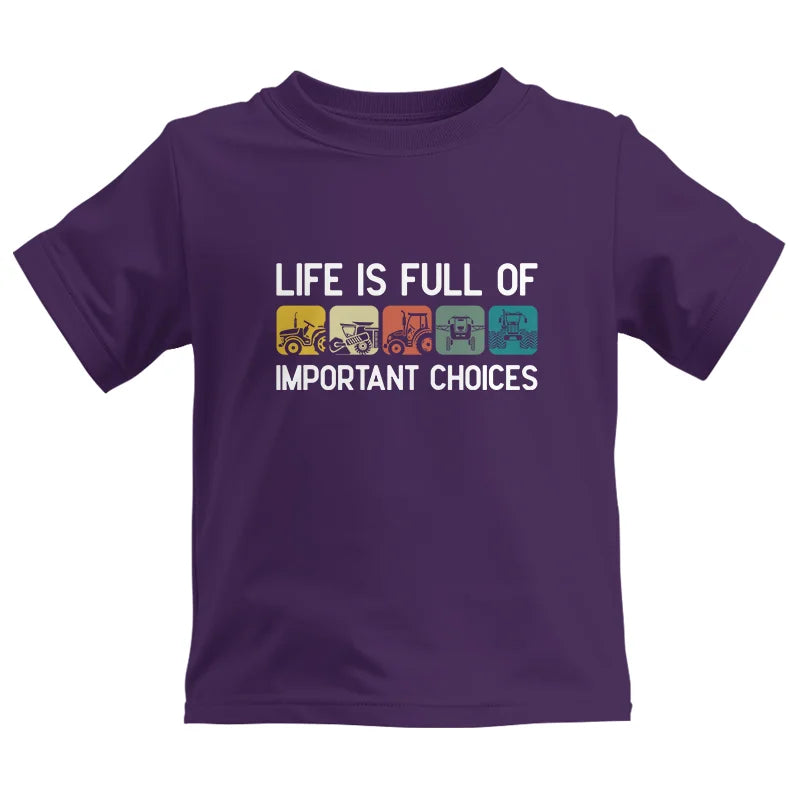 Life Is Full Of Important Choices 40 - Kids Heavy Cotton™ Tee