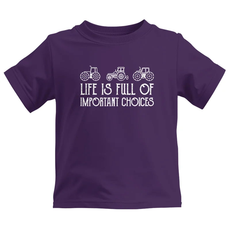 Life Is Full Of Important Choices 7 - Kids Heavy Cotton™ Tee