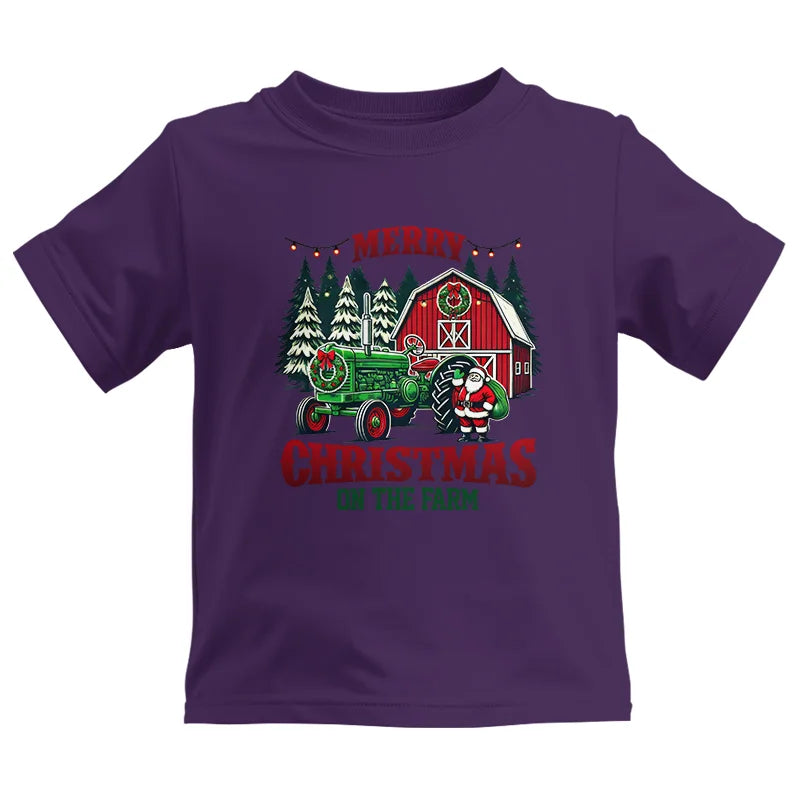 Image of Merry Christmas On The Farm 3 - Kids Heavy Cotton™ Tee