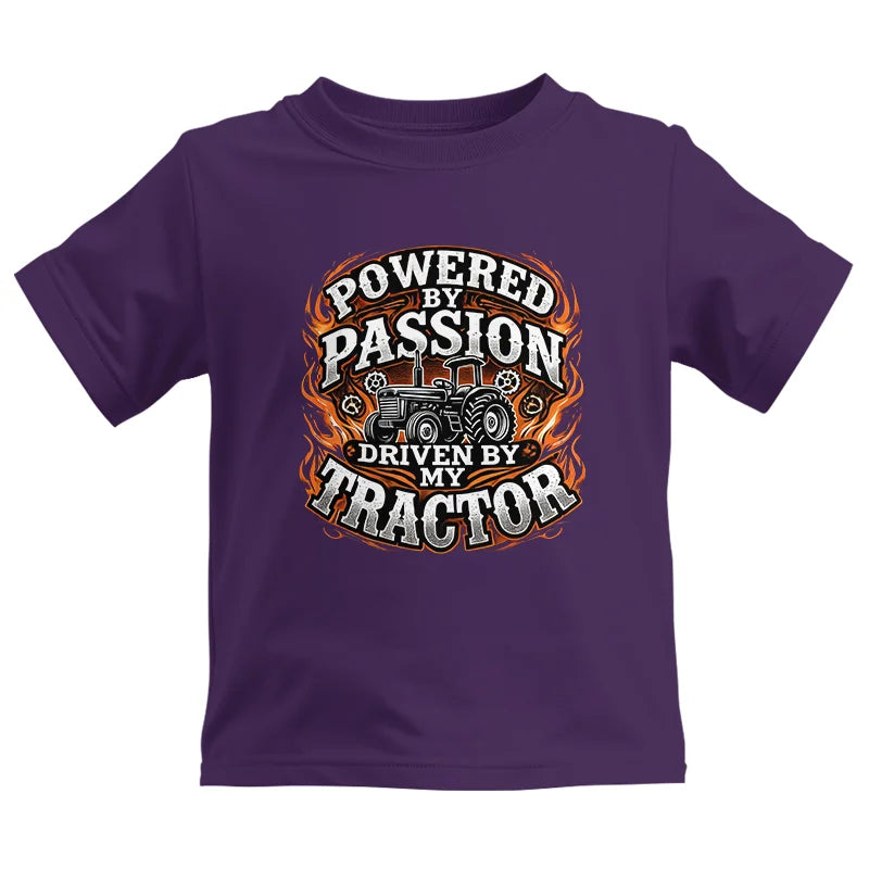 Image of Powered By Passion Driven By My Tractor 5 - Kids Heavy Cotton™ Tee