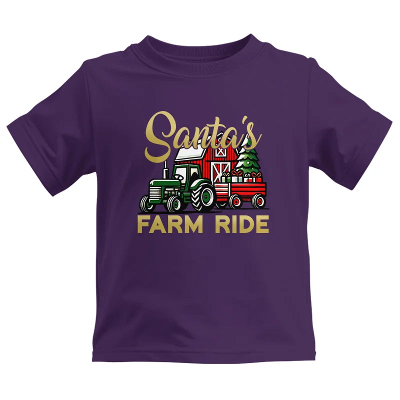 Image of Santa's Farm Ride 2 - Kids Heavy Cotton™ Tee